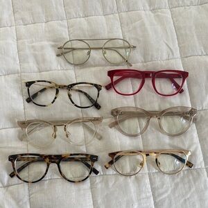 Women’s Warby Parker Eyeglass Frames Lot